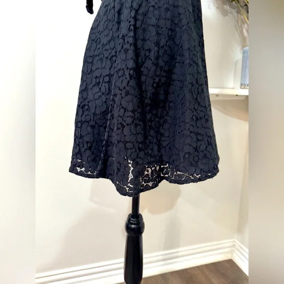 Aeropostale Cotton Little Black Lace Lined dress in size S/P Party Dress - Picture 8 of 9
